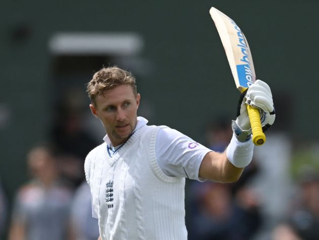 Joe Root soaks in the applause.