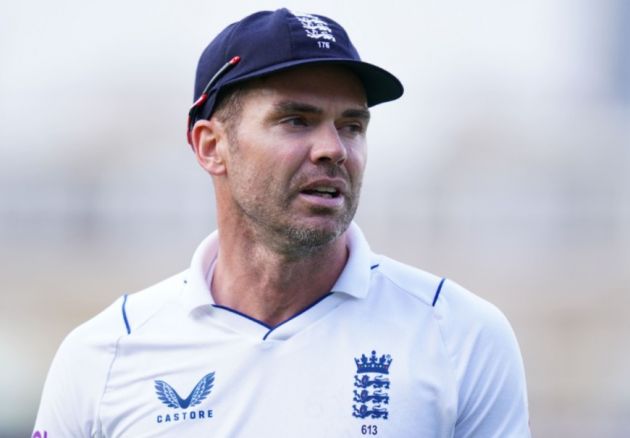 James Anderson suffered a mild strain.