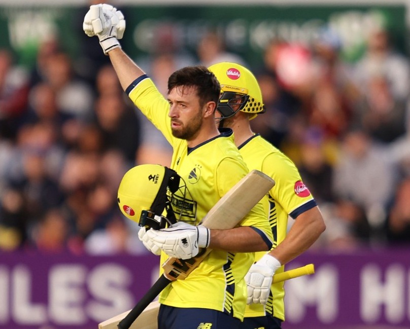 James Vince T20 Blast's top rungetter Guerilla Cricket