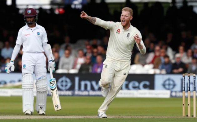 Stokes celebrates.