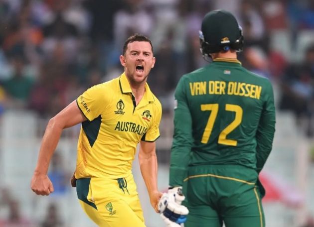 Hazlewood strikes.