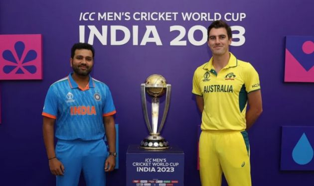 Captains pose with the trophy.