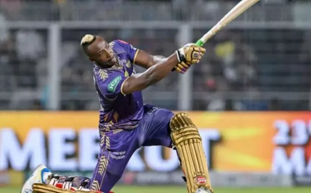 Watch Andre Russell hit Mayank Markande for three big sixes