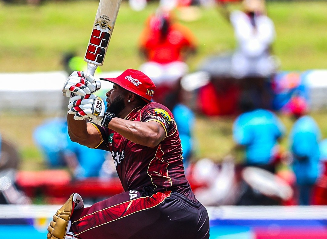 Pollard fires Knight Riders past Patriots and into the playoffs